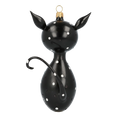 Załaduj obraz do przeglądarki galerii, Cat and Mouse. Handmade Glass Christmas ornament. 2020-018