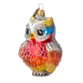 Load image into Gallery viewer, Fairy Owl. Handmade Glass Christmas ornament. 2020-047