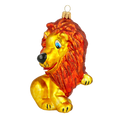 Load image into Gallery viewer, Golden Amber Lion Premium christmas glass ornament 2020-049