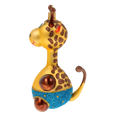 Load image into Gallery viewer, Golden Azure Giraffe Premium christmas glass ornament 2020-053