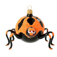 Load image into Gallery viewer, Spooky Blaze Halloween Spider Glass Christmas ornament free blowing 2020-062