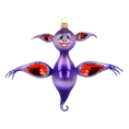 Załaduj obraz do przeglądarki galerii, Amethyst Midnight Bat Premium christmas glass ornament 2020-068