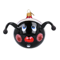 Załaduj obraz do przeglądarki galerii, Onyx Ladybird Premium christmas glass ornament 2020-096