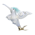 Load image into Gallery viewer, Hummingbird Winter Glow Handmade Glass Christmas ornament 2020-124