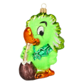 Load image into Gallery viewer, Verdant Tropical Parrot Premium christmas glass ornament 2020-160