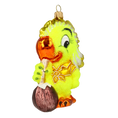 Load image into Gallery viewer, Golden Canary Parrot Premium christmas glass ornament 2020-163