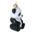 Załaduj obraz do przeglądarki galerii, Snow Panda - Glass Christmas Ornament. 2020-222