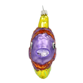 Load image into Gallery viewer, Amethyst Striped Angelfish Premium christmas glass ornament 2020-230