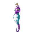 Load image into Gallery viewer, Neptunus seahorse. Handmade Glass Christmas ornament. 2020-239
