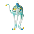 Załaduj obraz do przeglądarki galerii, Octopus pirate. Handmade Glass Christmas ornament. 2020-245