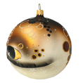 Załaduj obraz do przeglądarki galerii, Fish Ball. Handmade Glass Christmas ornament. 2020-246
