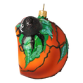 Załaduj obraz do przeglądarki galerii, Pumpkin - Halloween Monster. Handmade Glass Christmas ornament. 2020-267