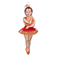 Load image into Gallery viewer, Ballerina. Handmade Glass Christmas ornament. 2020-289