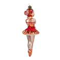 Load image into Gallery viewer, Ballerina. Handmade Glass Christmas ornament. 2020-289