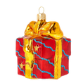 Load image into Gallery viewer, Golden Bow Crimson Gift Premium christmas glass ornament 2020-310