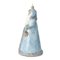 Załaduj obraz do przeglądarki galerii, Frosted Blue Santa Claus Premium christmas glass ornament 2020-330
