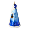 Load image into Gallery viewer, Midnight Sapphire Santa Claus Premium christmas glass ornament 2020-331