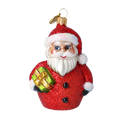 Load image into Gallery viewer, Crimson Glimmer St. Nicholas Premium christmas glass ornament 2020-366