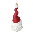 Load image into Gallery viewer, Crimson Spiral Santa Premium christmas glass ornament 2020-370