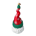 Load image into Gallery viewer, Crimson Spiral Saint Nicholas Premium christmas glass ornament 2020-372