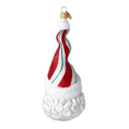 Załaduj obraz do przeglądarki galerii, Cukierkowy Mikołaj W Kręconej Czapce Szklana Ozdoba