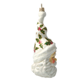 Load image into Gallery viewer, Spiral Holly Saint Nicholas Premium christmas glass ornament 2020-378