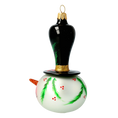 Załaduj obraz do przeglądarki galerii, Frosty the Snowman Handmade Glass Christmas ornament free blowing 2020-390