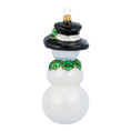 Load image into Gallery viewer, Jolly Frosty Snowman .Handmade Glass Christmas ornament 2020-397