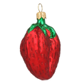 Load image into Gallery viewer, Ruby Red Strawberry Premium christmas glass ornament 2020-460