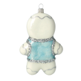 Load image into Gallery viewer, Azure Gingerbread Gentleman Premium christmas glass ornament 2020-466