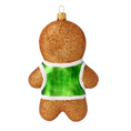 Załaduj obraz do przeglądarki galerii, Christmas Gingerbread Boy. Handmade Glass Christmas ornament. 2020-471