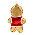 Load image into Gallery viewer, Gingerbread Man. Handmade Glass Christmas ornament. 2020-472