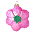 Załaduj obraz do przeglądarki galerii, Pink Flower from the Garden of Fantasy. Handmade Glass Christmas ornament. 2020-493