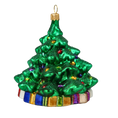Load image into Gallery viewer, Emerald Fir with Festive Gifts Premium christmas glass ornament 2020-497