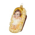 Load image into Gallery viewer, Jesus. Handmade Glass Christmas ornament. 2020-519