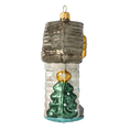 Load image into Gallery viewer, Gilded Star Nativity Premium christmas glass ornament 2020-524