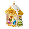 Load image into Gallery viewer, Golden Starlight Nativity Premium christmas glass ornament 2020-526
