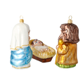 Load image into Gallery viewer, Holy Family - The Joy of the Nativity. Handmade Glass Christmas ornament. 2020-586