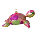 Załaduj obraz do przeglądarki galerii, Turtle-Friend from the Ocean. Handmade Glass Christmas ornament. 2021-001