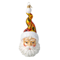 Load image into Gallery viewer, Gilded Ornate Saint Nicholas Premium christmas glass ornament 2021-032