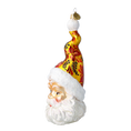 Load image into Gallery viewer, Gilded Ornate Saint Nicholas Premium christmas glass ornament 2021-032