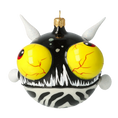 Load image into Gallery viewer, Deep Sea Menace Fish Handmade Glass Christmas ornament. 2021-040