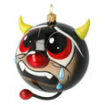Load image into Gallery viewer, The Weeping Little Devil Premium christmas glass ornament 2021-051