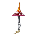 Load image into Gallery viewer, Honeyglow Toadstool Mushroom Handmade Glass Christmas ornament
