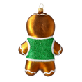 Załaduj obraz do przeglądarki galerii, Gingerbread - Cake Sweetener. Handmade Glass Christmas ornament. 2021-073