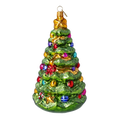 Load image into Gallery viewer, Emerald Jeweled Fir Premium christmas glass ornament 2021-129