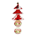 Załaduj obraz do przeglądarki galerii, Holly Tree Delight Christmas Tree. Handmade Glass Christmas ornament 2021-130