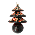 Load image into Gallery viewer, Midnight Bloom Tree Handmade Glass Christmas ornament 2021-134