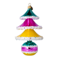 Load image into Gallery viewer, Prismatic Jewel Stylized Tree Premium christmas glass ornament 2021-137