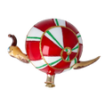 Załaduj obraz do przeglądarki galerii, Festive Snail Handmade Glass Christmas ornament 2022-001